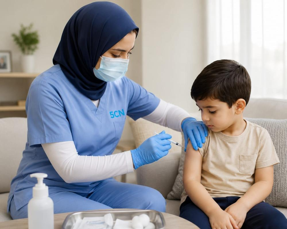 Home Vaccination Service for Children Aged 4 to 6 Years